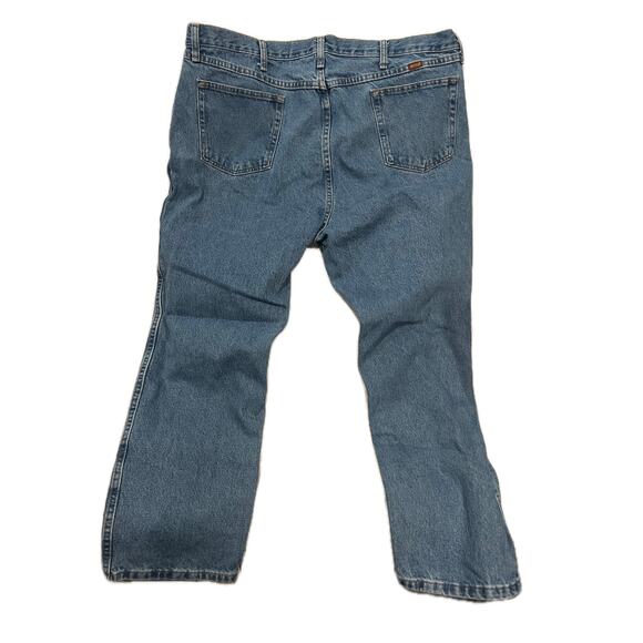 Rustler Straight Leg Blue Jeans Mens 44x30 - Picture 2 of 3